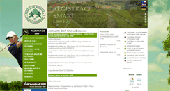 Desktop Screenshot of golfbotanika.cz